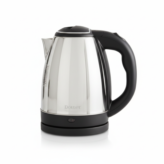 Electric kettle steel body 1.8 liters 1500 watts automatic instant heating multicolor