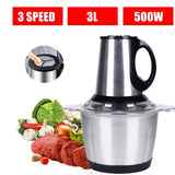 3L Electric Meat & Vegetable Chopper - Imported Quality