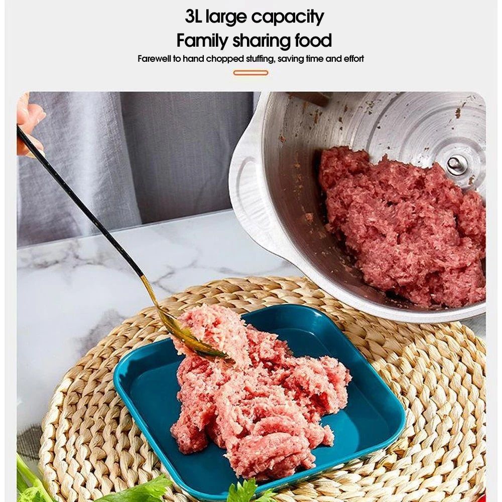 3L Electric Meat & Vegetable Chopper - Imported Quality