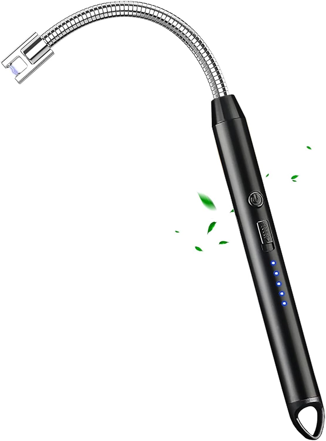 USB Rechargeable 360° Arc Lighter – Windproof Flexible Neck Electric Lighter