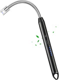 USB Rechargeable 360° Arc Lighter – Windproof Flexible Neck Electric Lighter