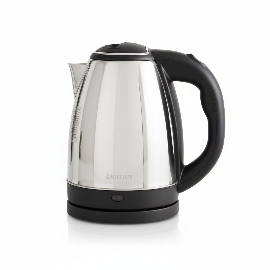 Electric kettle steel body 1.8 liters 1500 watts automatic instant heating multicolor