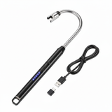 USB Rechargeable 360° Arc Lighter – Windproof Flexible Neck Electric Lighter