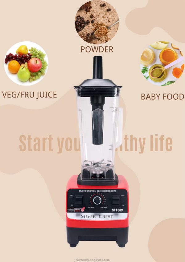 Silver Crest 2-in-1 Blender 4500W – 2L & 700ml